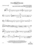Everything Is Awesome (from The LEGO Movie): 3rd Violin (Viola [TC])
