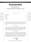 Sarabande: Score