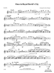 Once in Royal David's City: Flute