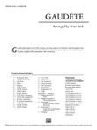 Gaudete: Score mini preview
