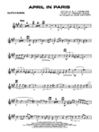 April in Paris: 2nd E-flat Alto Saxophone