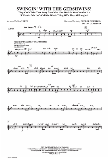 Swingin' with the Gershwins!: Guitar