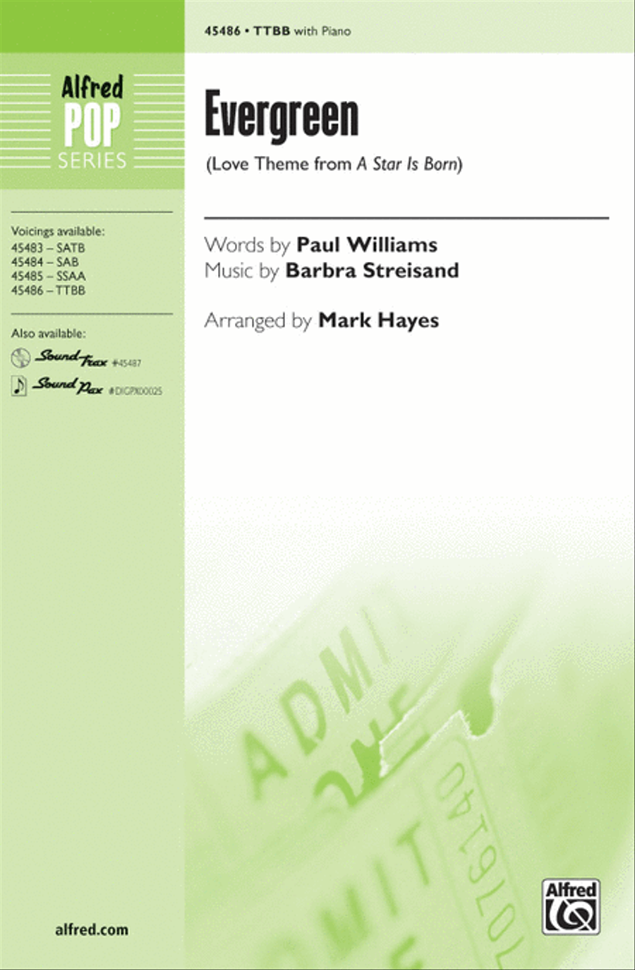 Evergreen Evergreen Men's Choir scores gallery preview page 1