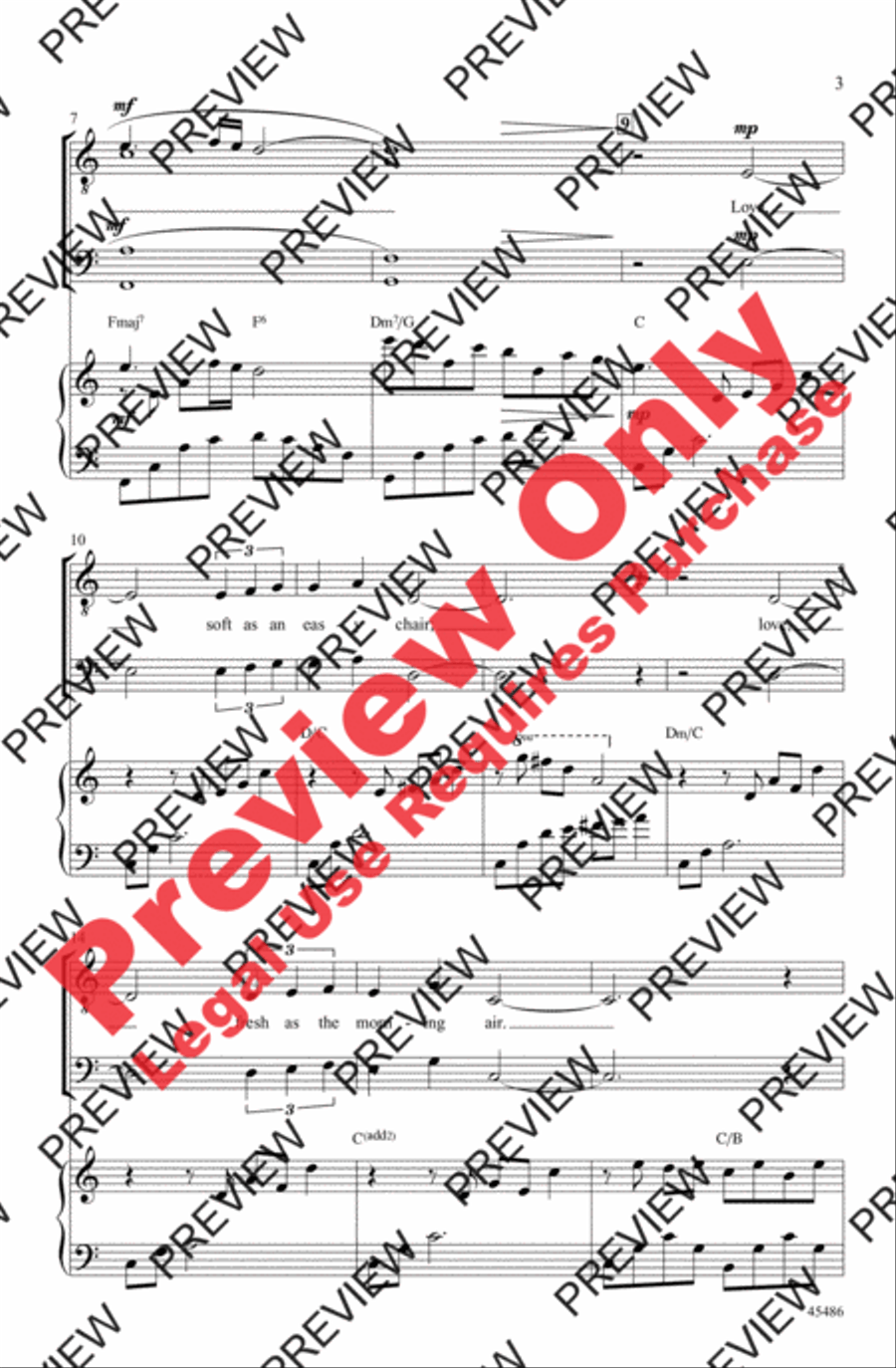 Evergreen Evergreen Men's Choir scores gallery preview page 3