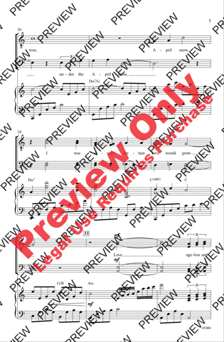 Evergreen Evergreen Men's Choir scores gallery preview page 5
