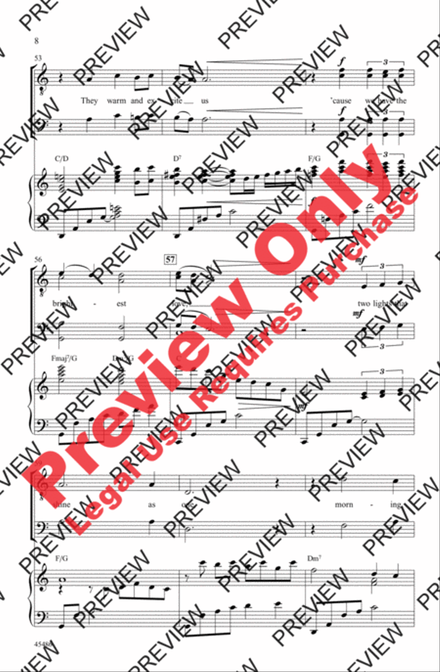 Evergreen Evergreen Men's Choir scores gallery preview page 8
