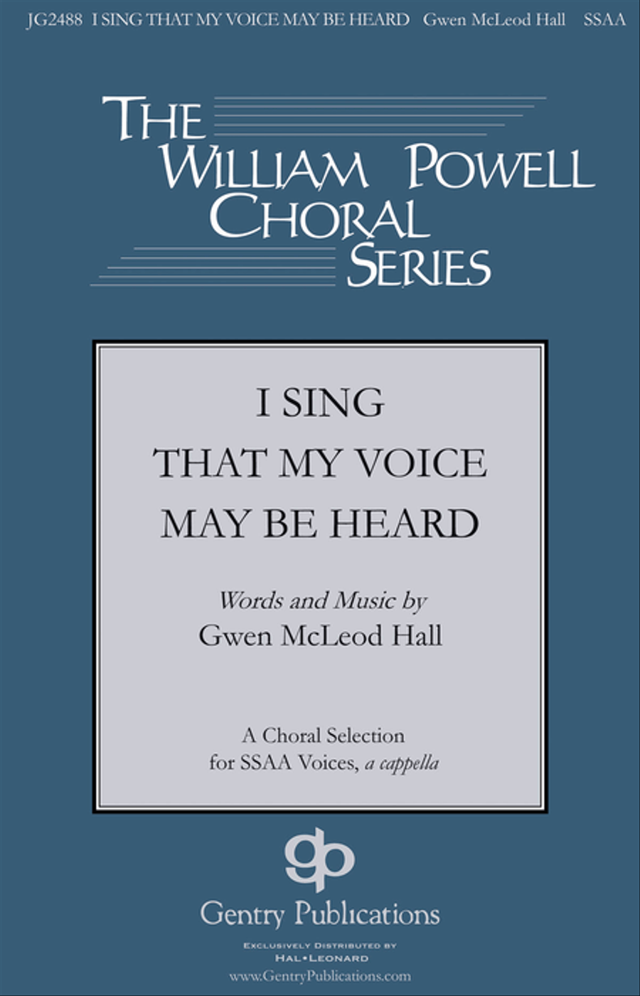I Sing that My Voice May be Heard SSAA scores gallery preview page 1
