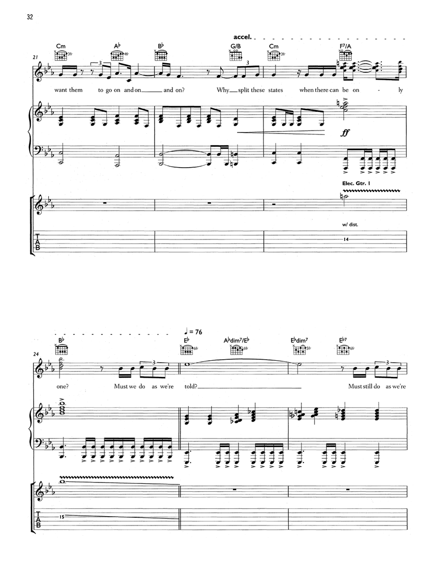 United States Of Eurasia (+ Collateral Damage) Acoustic Guitar scores gallery preview page 3