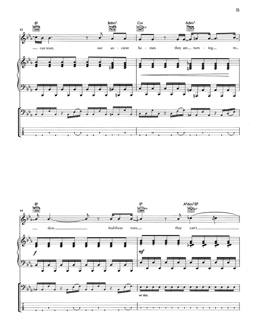 United States Of Eurasia (+ Collateral Damage) Acoustic Guitar scores gallery preview page 6
