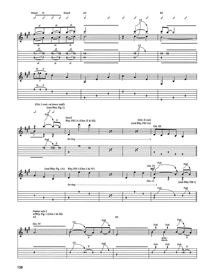 Tuesday's Gone Tuesday's Gone Acoustic Guitar scores gallery preview page 2