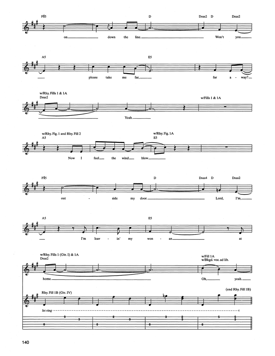 Tuesday's Gone Tuesday's Gone Acoustic Guitar scores gallery preview page 4