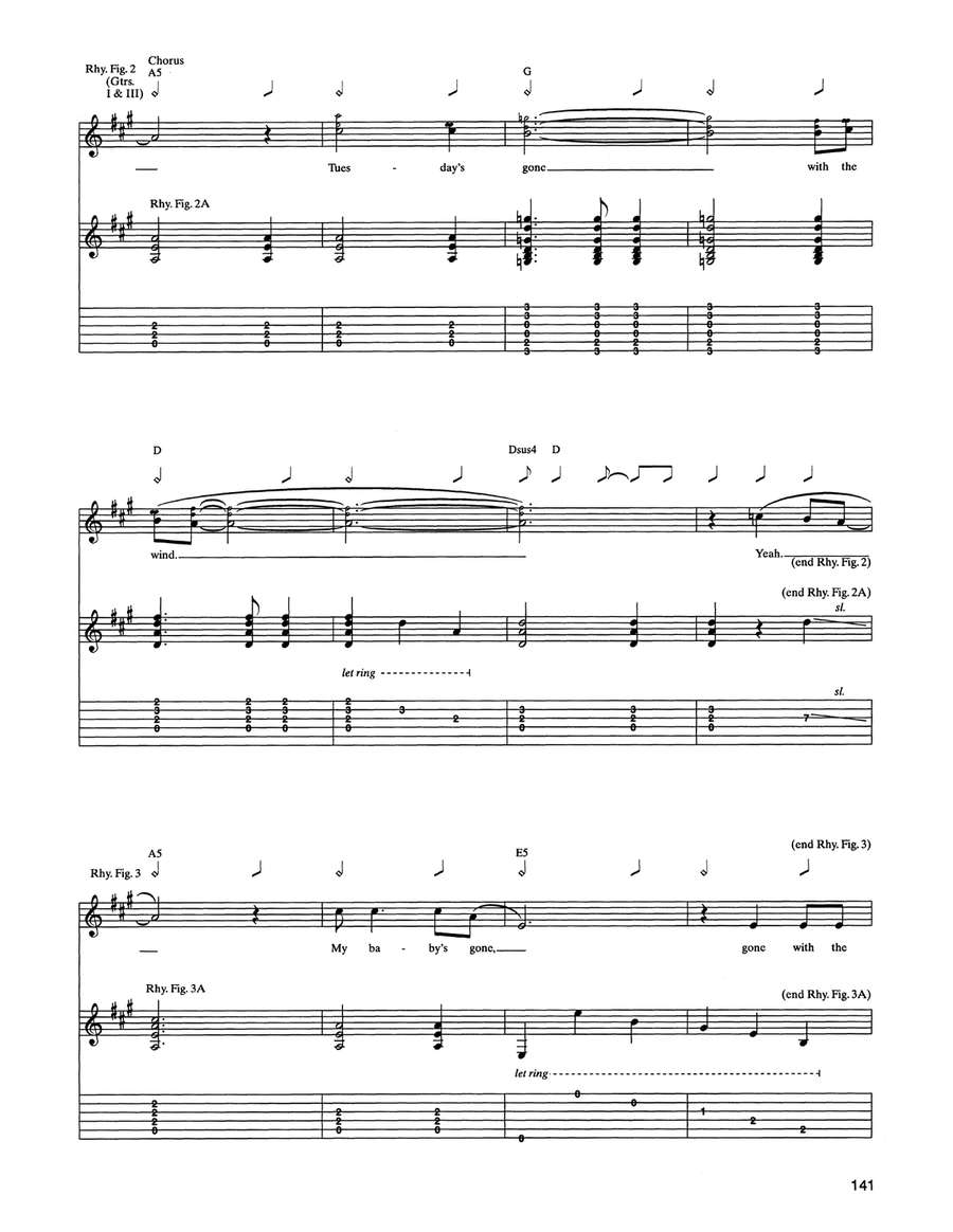 Tuesday's Gone Tuesday's Gone Acoustic Guitar scores gallery preview page 5