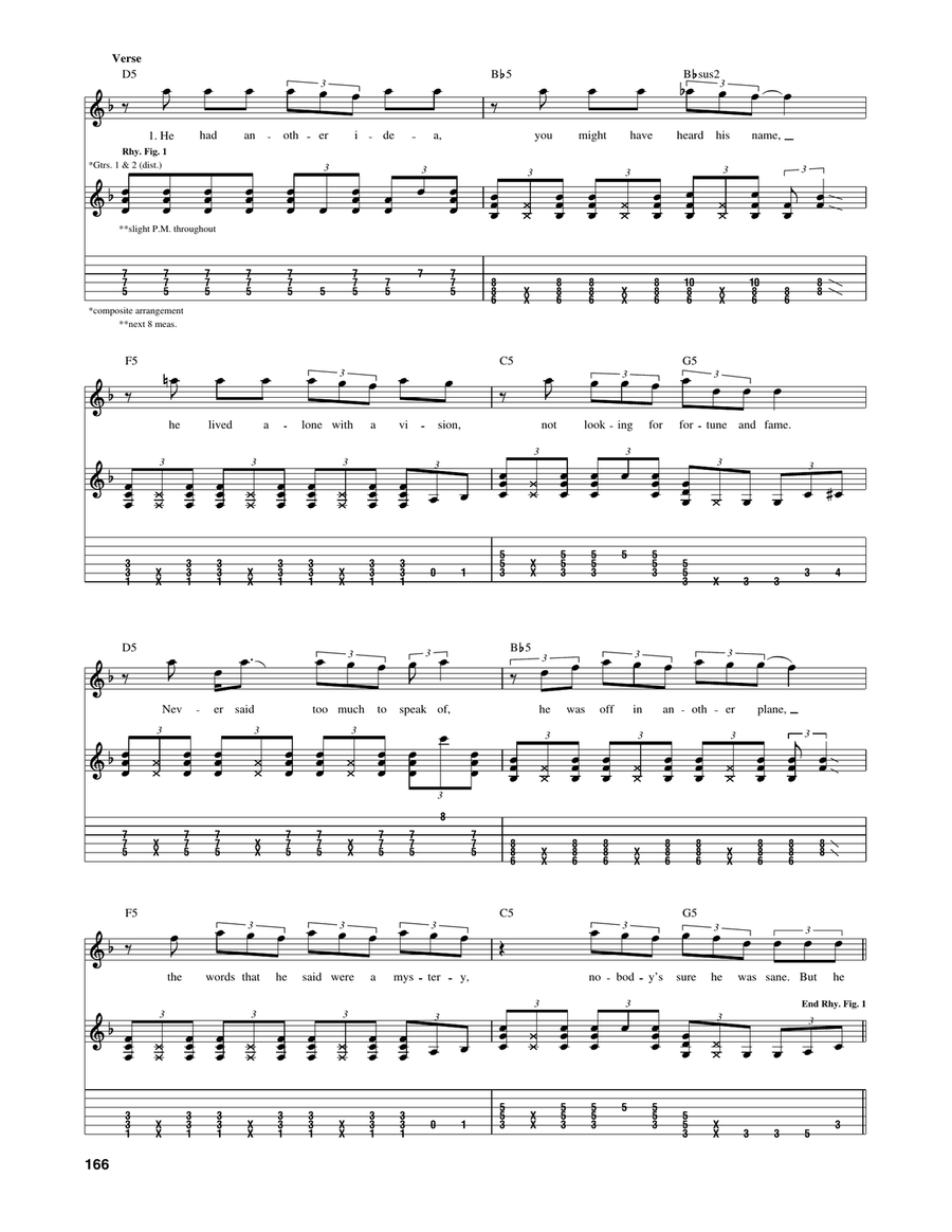 Portrait (He Knew) Portrait (He Knew) Acoustic Guitar scores gallery preview page 2