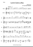 Love's God is a Boy for flute and guitar