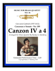 Canzon IV a 4 - No. 189