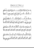 Allegretto in C Major