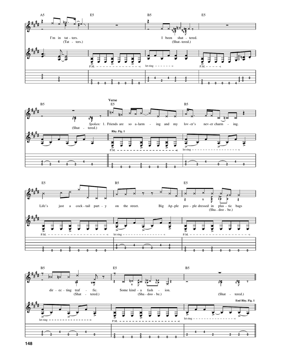 Shattered Shattered Acoustic Guitar scores gallery preview page 2