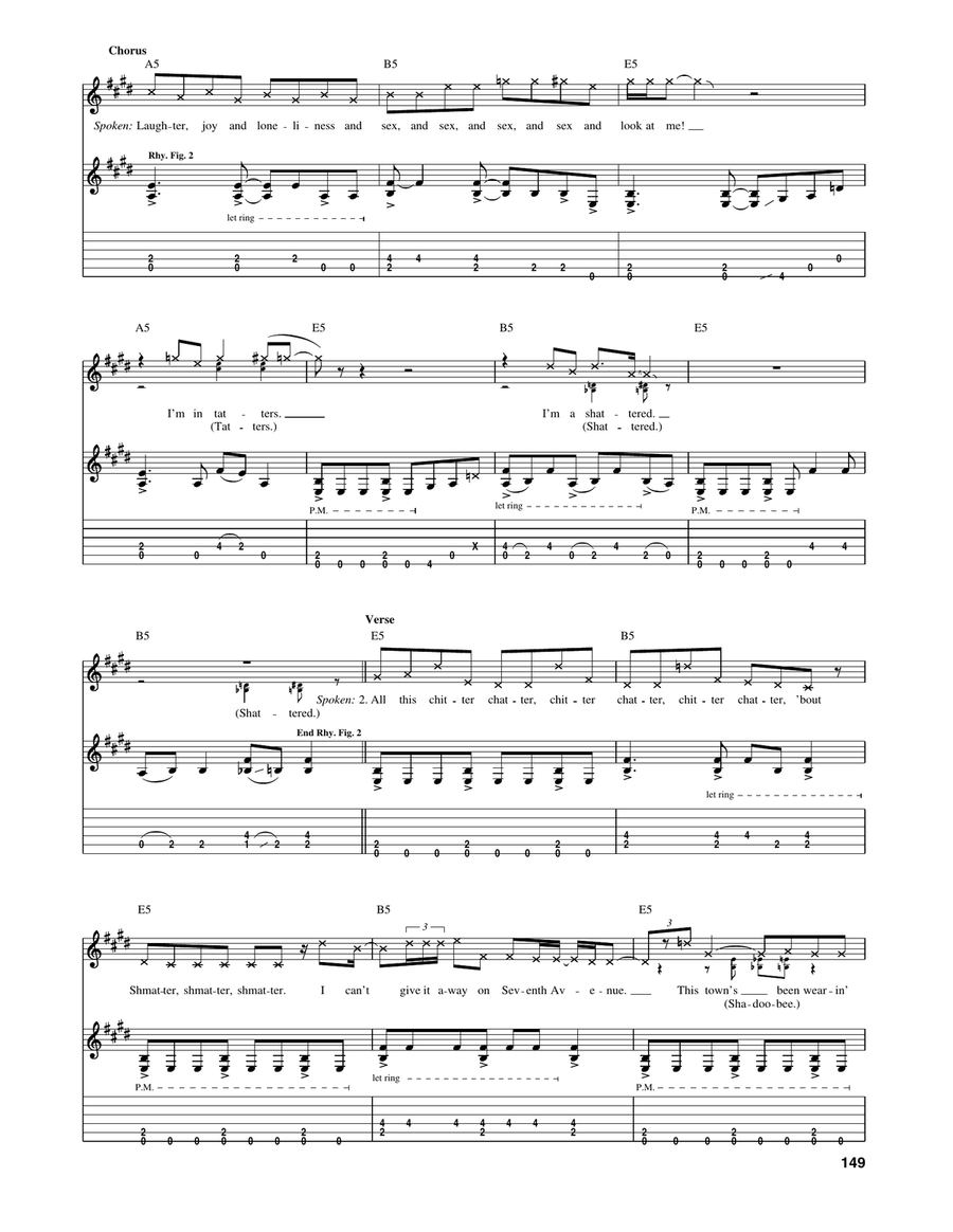 Shattered Shattered Acoustic Guitar scores gallery preview page 3