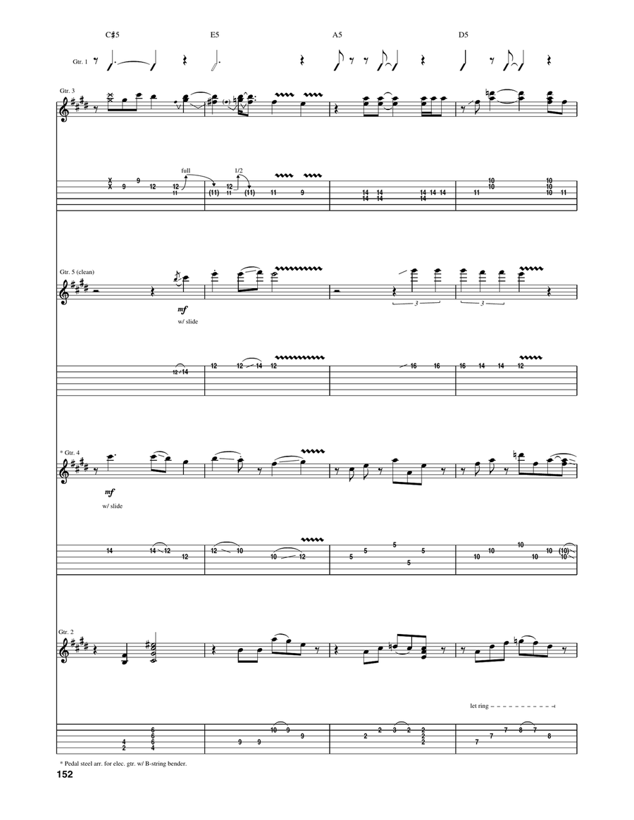 Shattered Shattered Acoustic Guitar scores gallery preview page 6