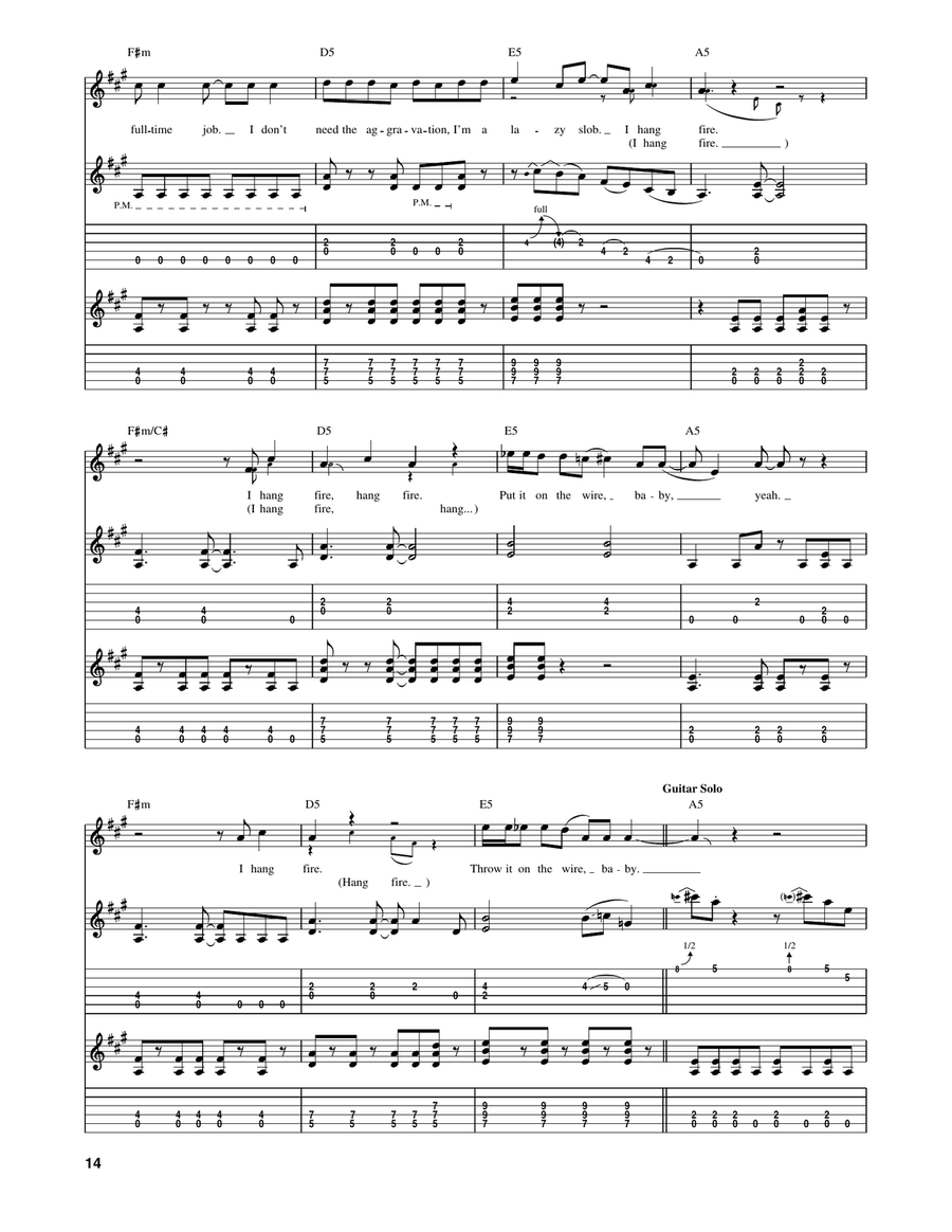 Hang Fire Hang Fire Acoustic Guitar scores gallery preview page 3