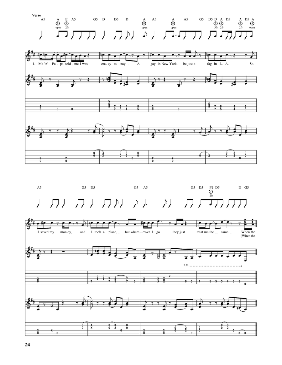 When The Whip Comes Down When The Whip Comes Down Acoustic Guitar scores gallery preview page 2