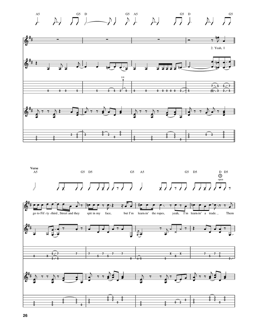 When The Whip Comes Down When The Whip Comes Down Acoustic Guitar scores gallery preview page 4