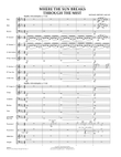 Where the Sun Breaks Through the Mist - Full Score