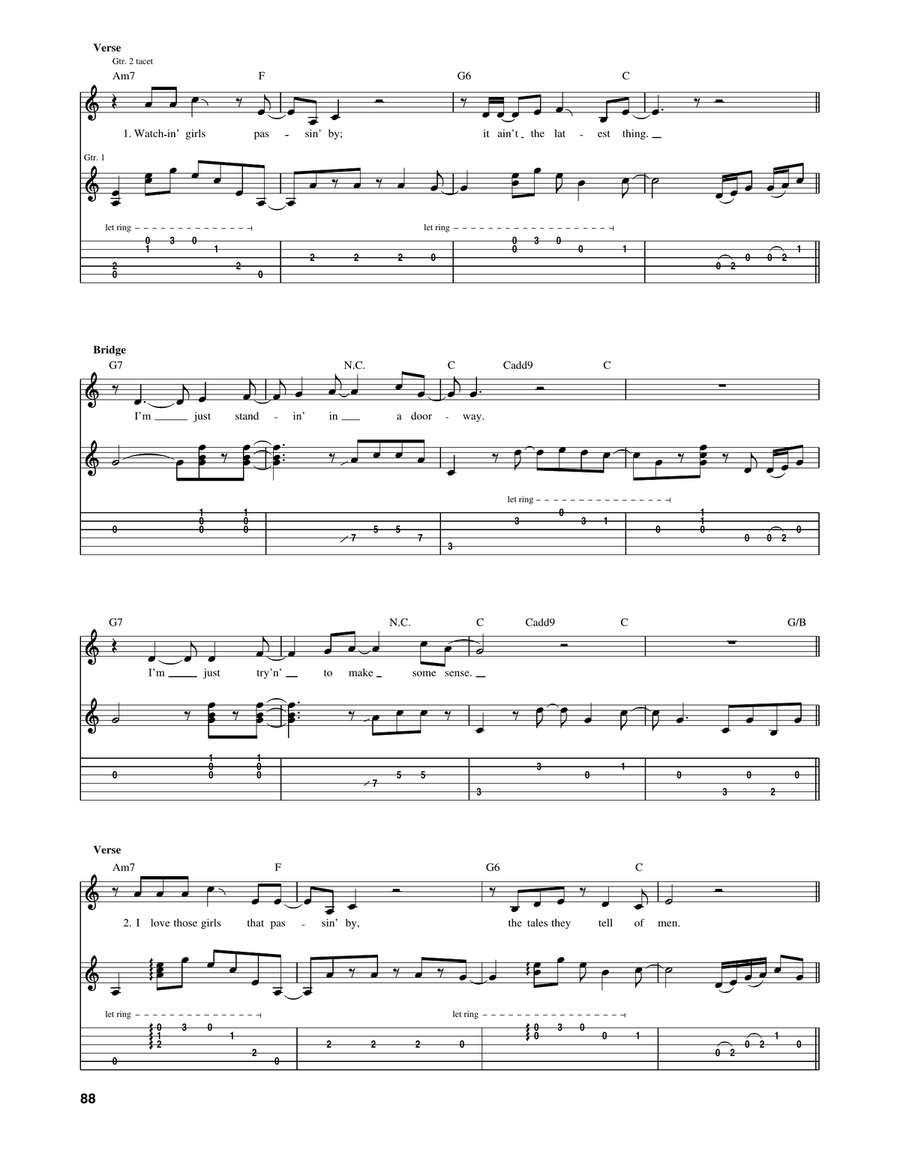 Waiting On A Friend Waiting On A Friend Acoustic Guitar scores gallery preview page 3