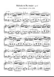 Melody in Re major