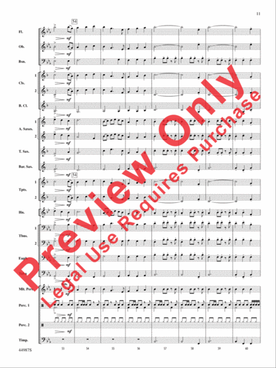 Skydive Concert Band scores gallery preview page 11