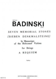Seven memorial stones = Sieben Denkmalsteine