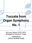 Toccata from Organ Symphony No. 1