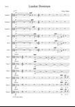 Laudate Dominum (SATB score)
