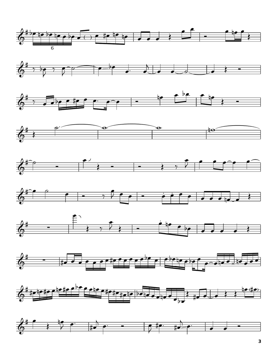 Miles Runs The Voodoo Down Trumpet scores gallery preview page 3