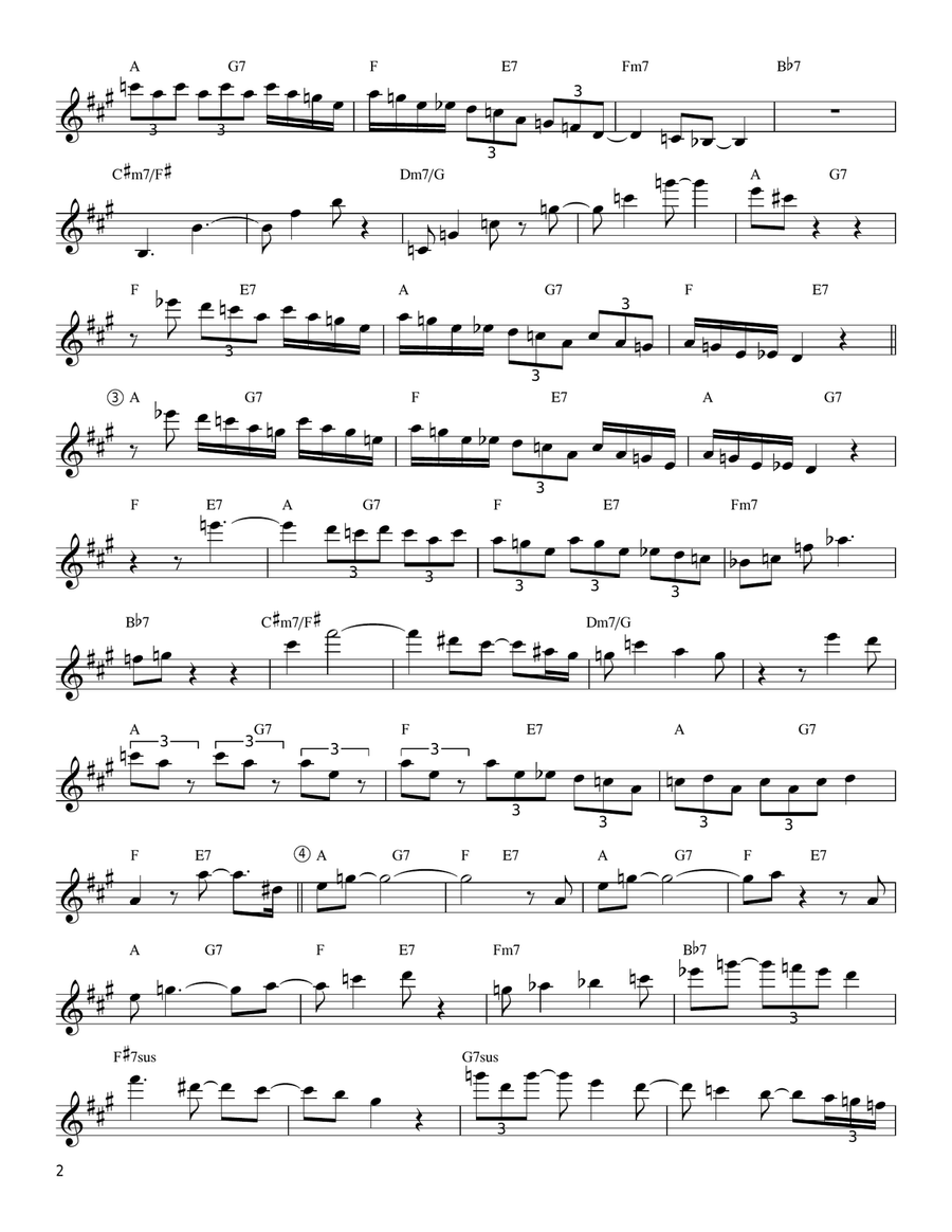 Night Dreamer Night Dreamer Tenor Saxophone scores gallery preview page 2