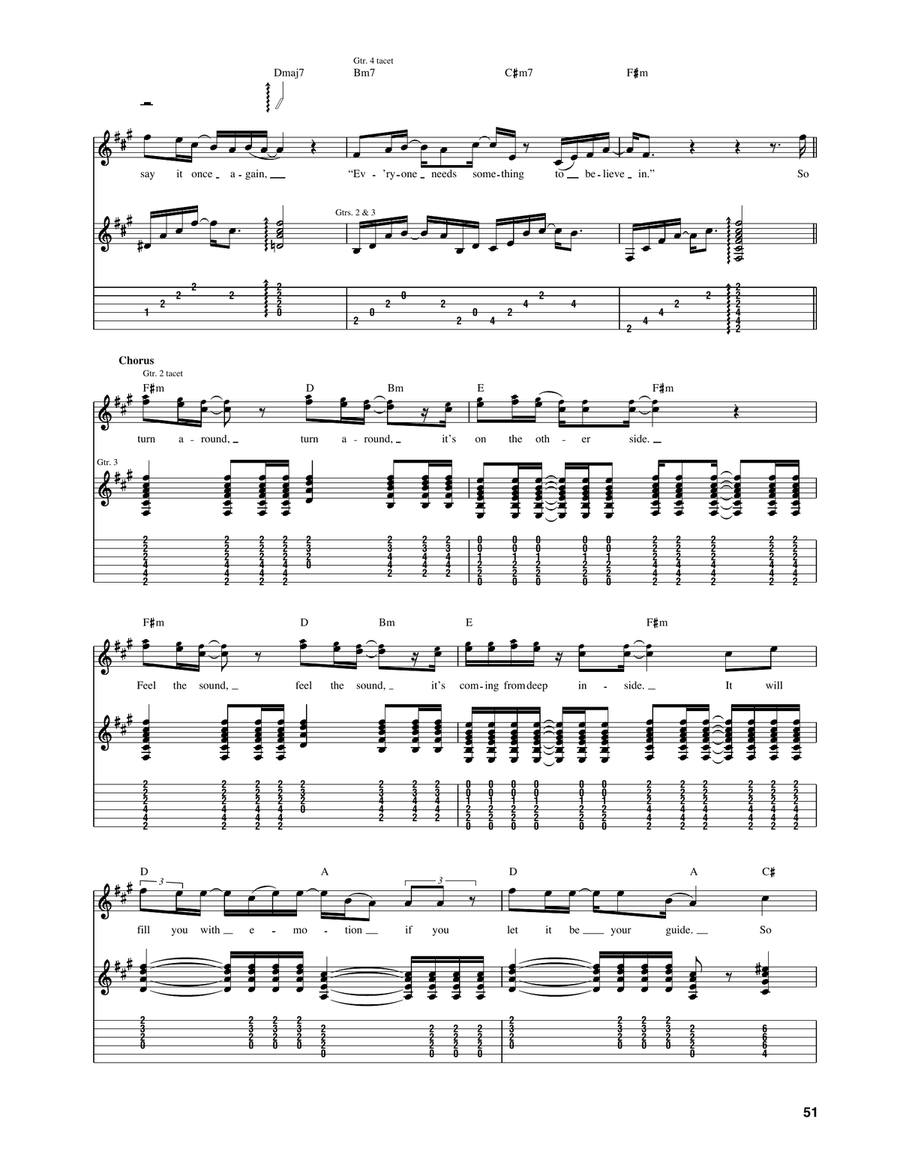 On The Other Side On The Other Side Acoustic Guitar scores gallery preview page 3