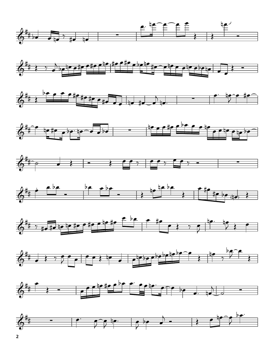Bitches Brew Bitches Brew Trumpet scores gallery preview page 2