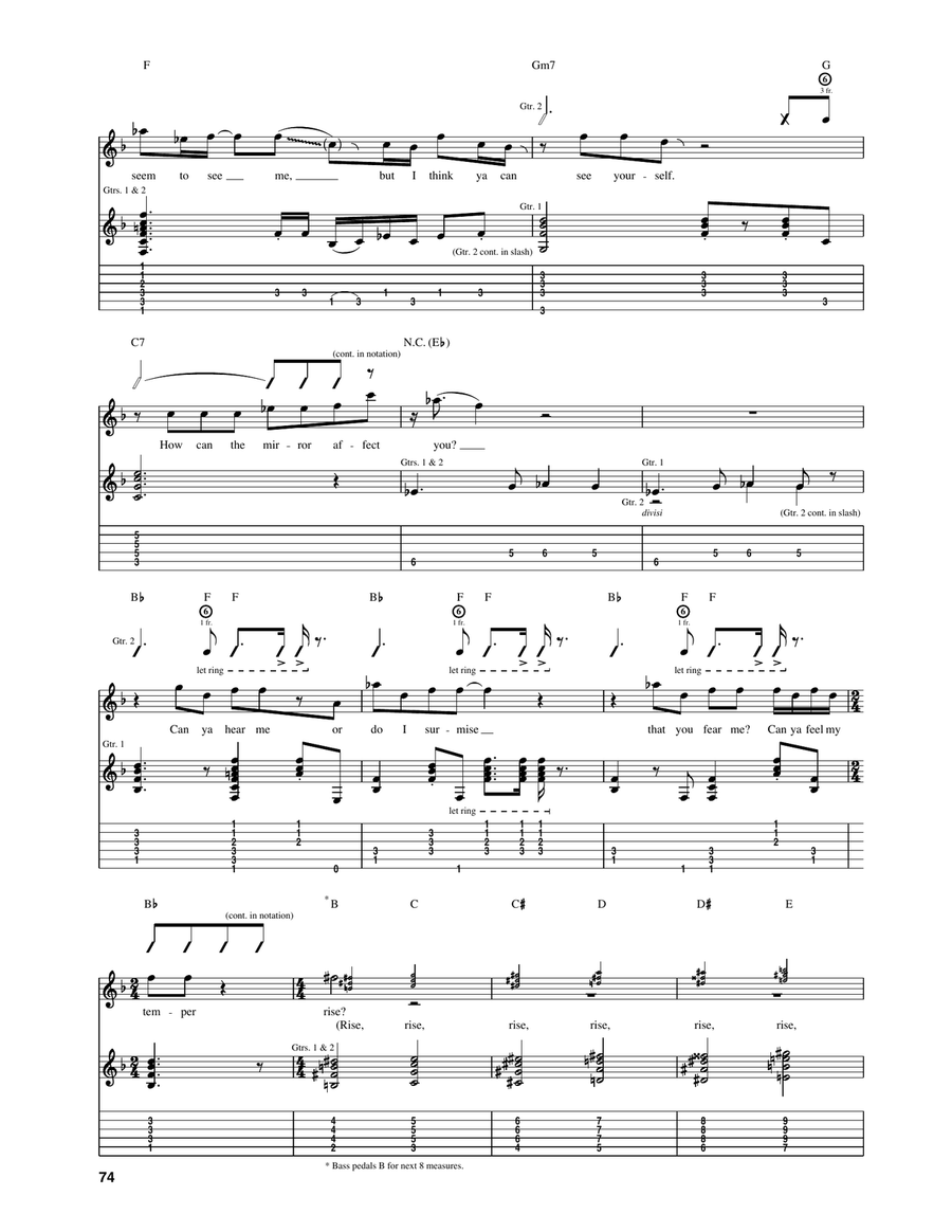 Smash The Mirror Acoustic Guitar scores gallery preview page 2