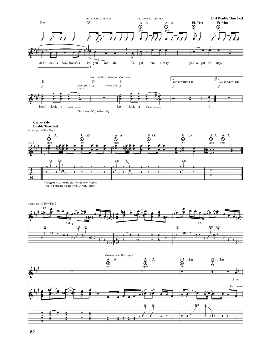 Don't Look Away Don't Look Away Acoustic Guitar scores gallery preview page 2