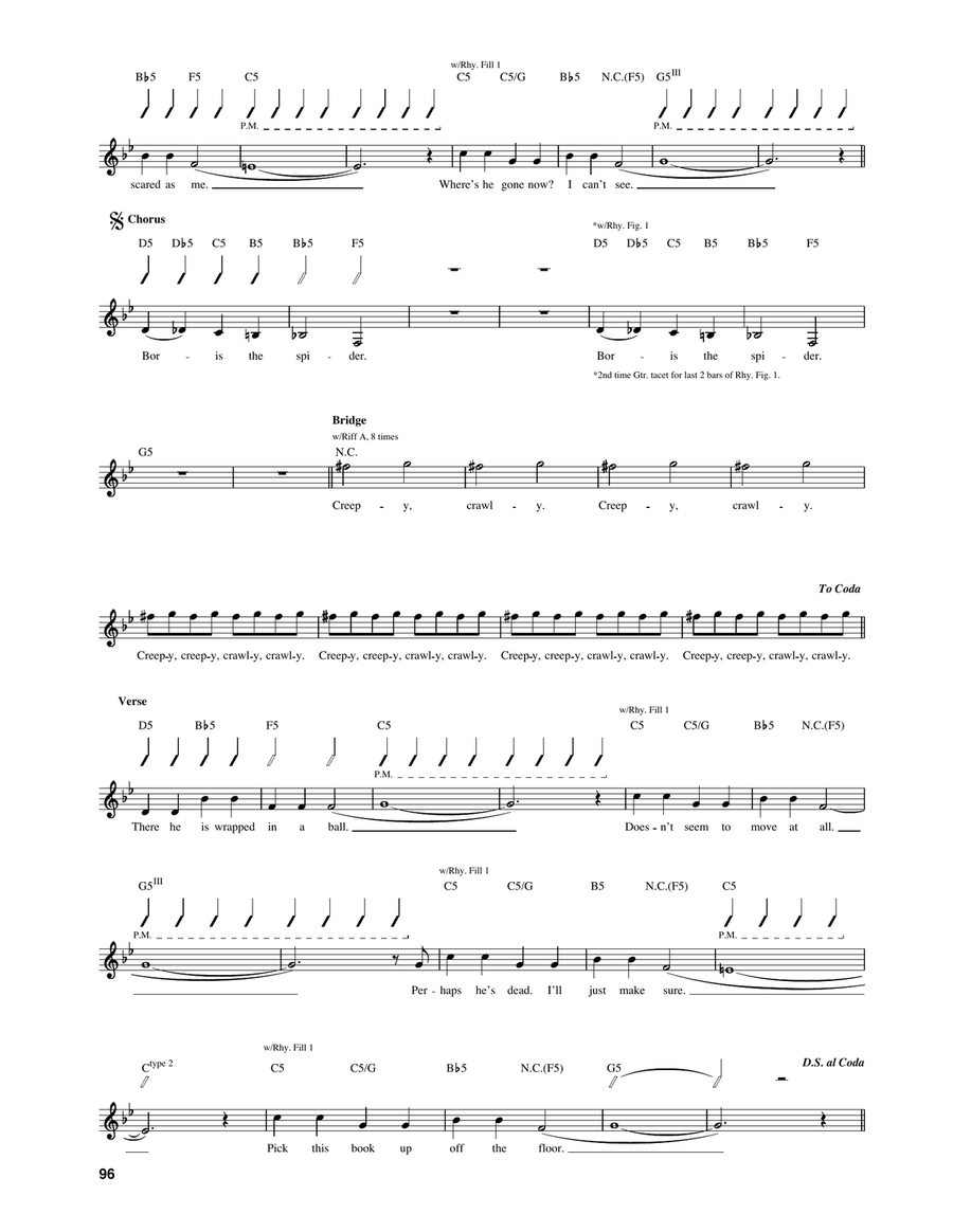 Boris The Spider Boris The Spider Acoustic Guitar scores gallery preview page 2