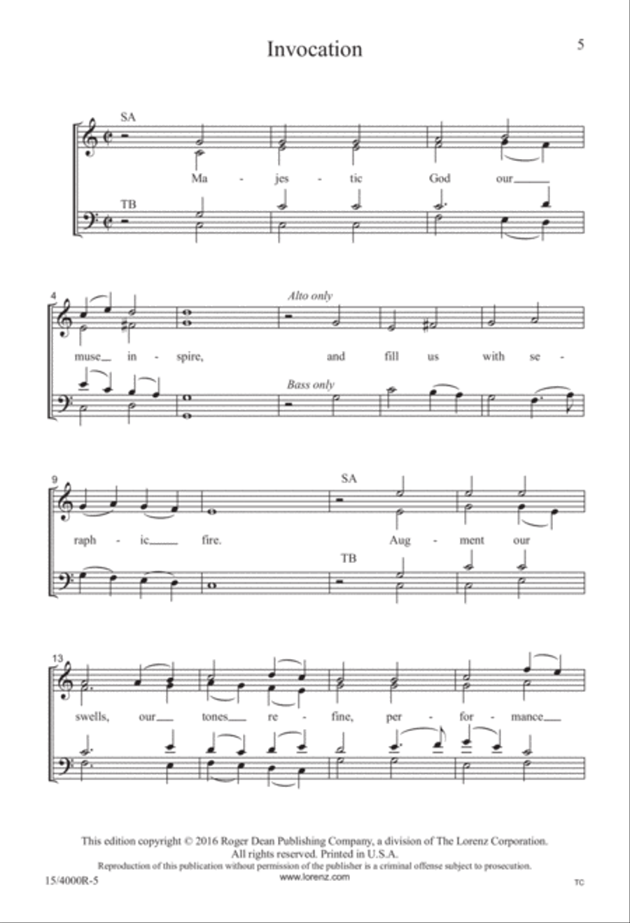 Three Billings Pieces Three Billings Pieces 4-Part scores gallery preview page 4