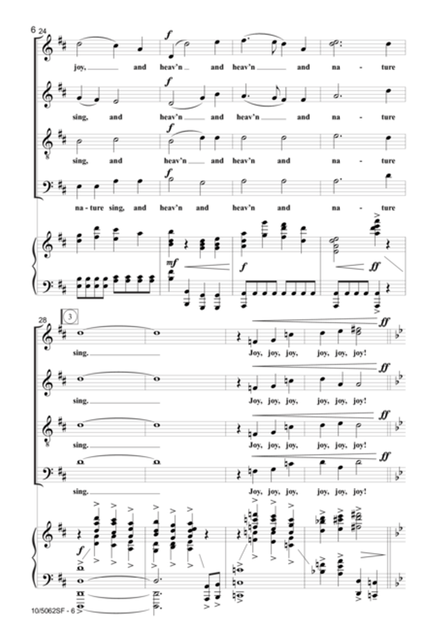 Joy! to the World Joy! to the World 4-Part scores gallery preview page 5