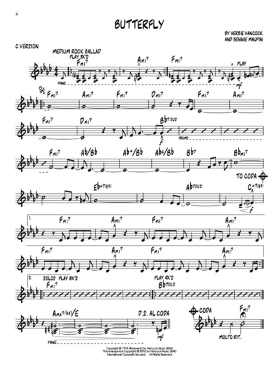 Jazz Fusion C Instrument scores gallery preview page 3