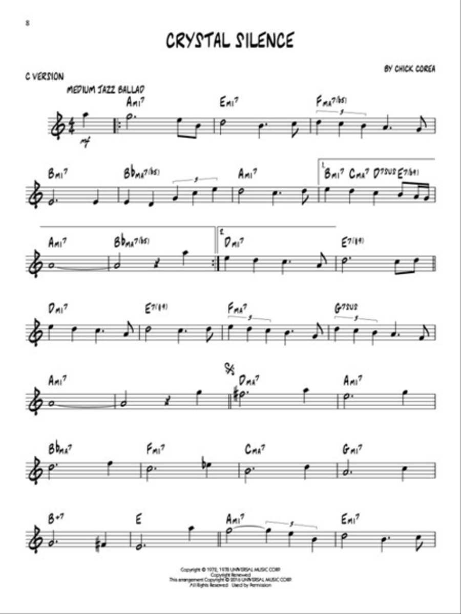 Jazz Fusion C Instrument scores gallery preview page 5