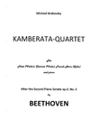 Kamberata-Quartet after Beethoven's piano sonata op.2,No.2.