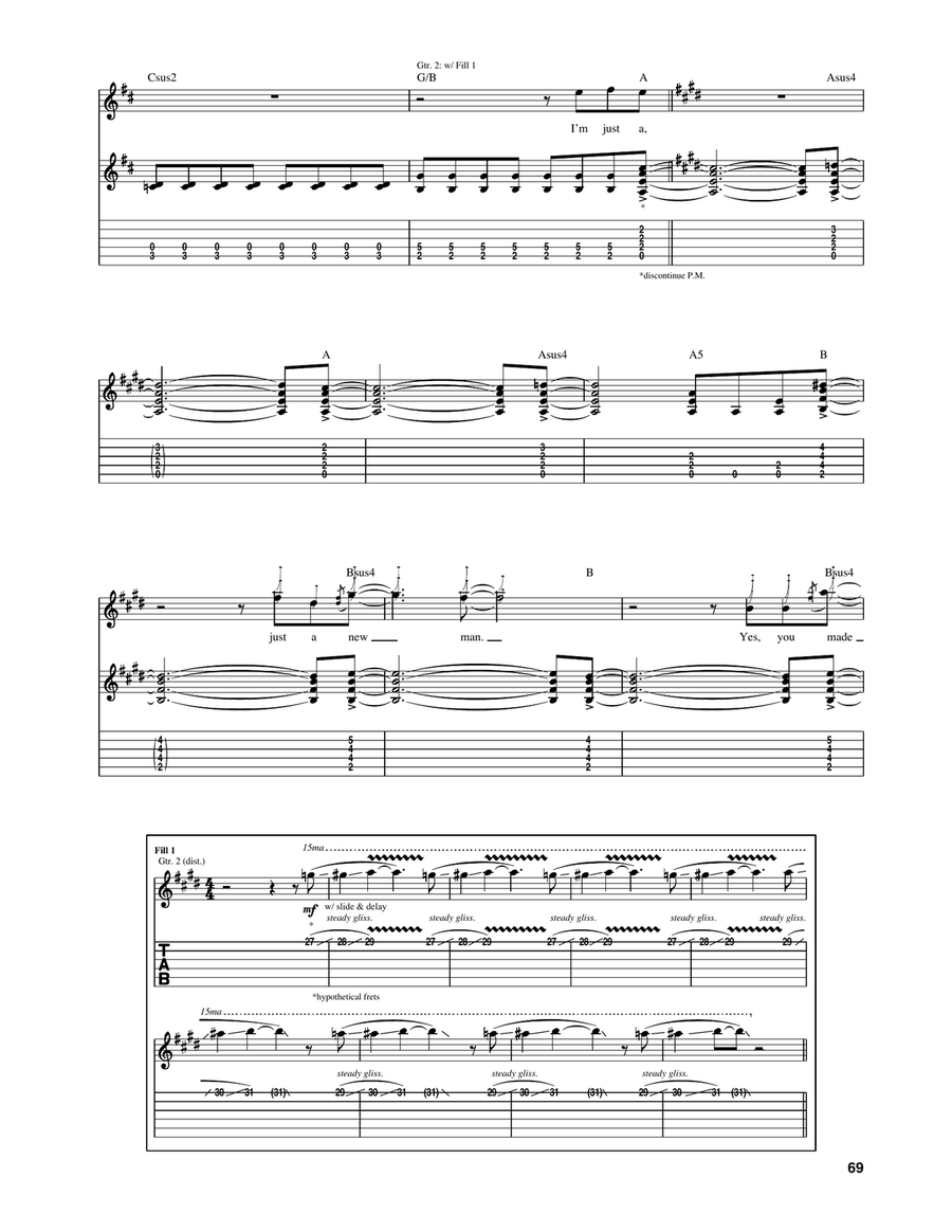 Now I'm Here Now I'm Here Acoustic Guitar scores gallery preview page 3