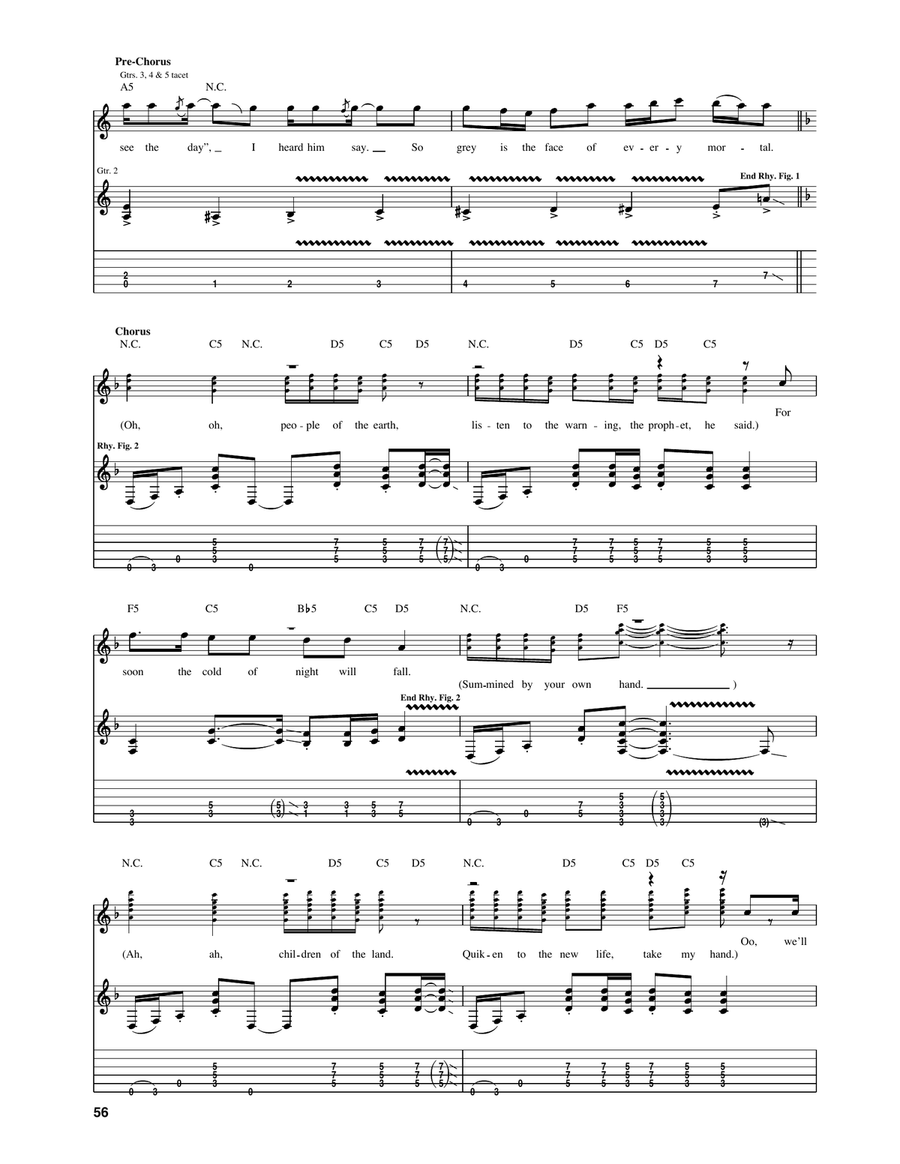 The Prophet's Song The Prophet's Song Acoustic Guitar scores gallery preview page 4