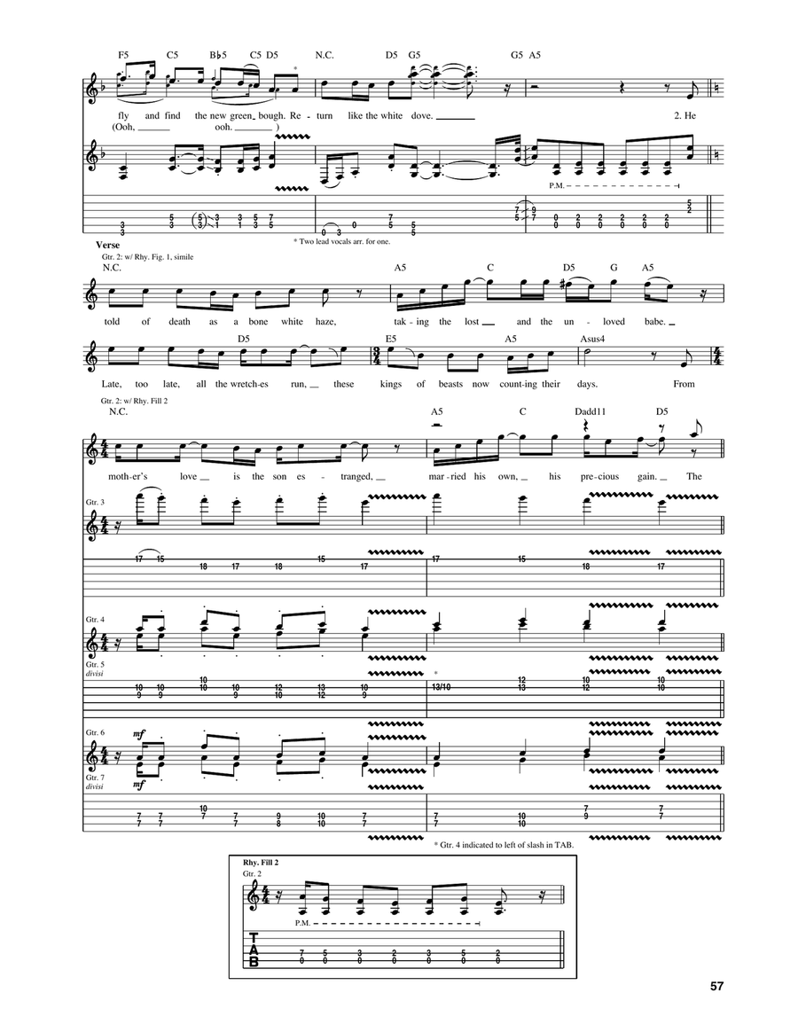 The Prophet's Song The Prophet's Song Acoustic Guitar scores gallery preview page 5