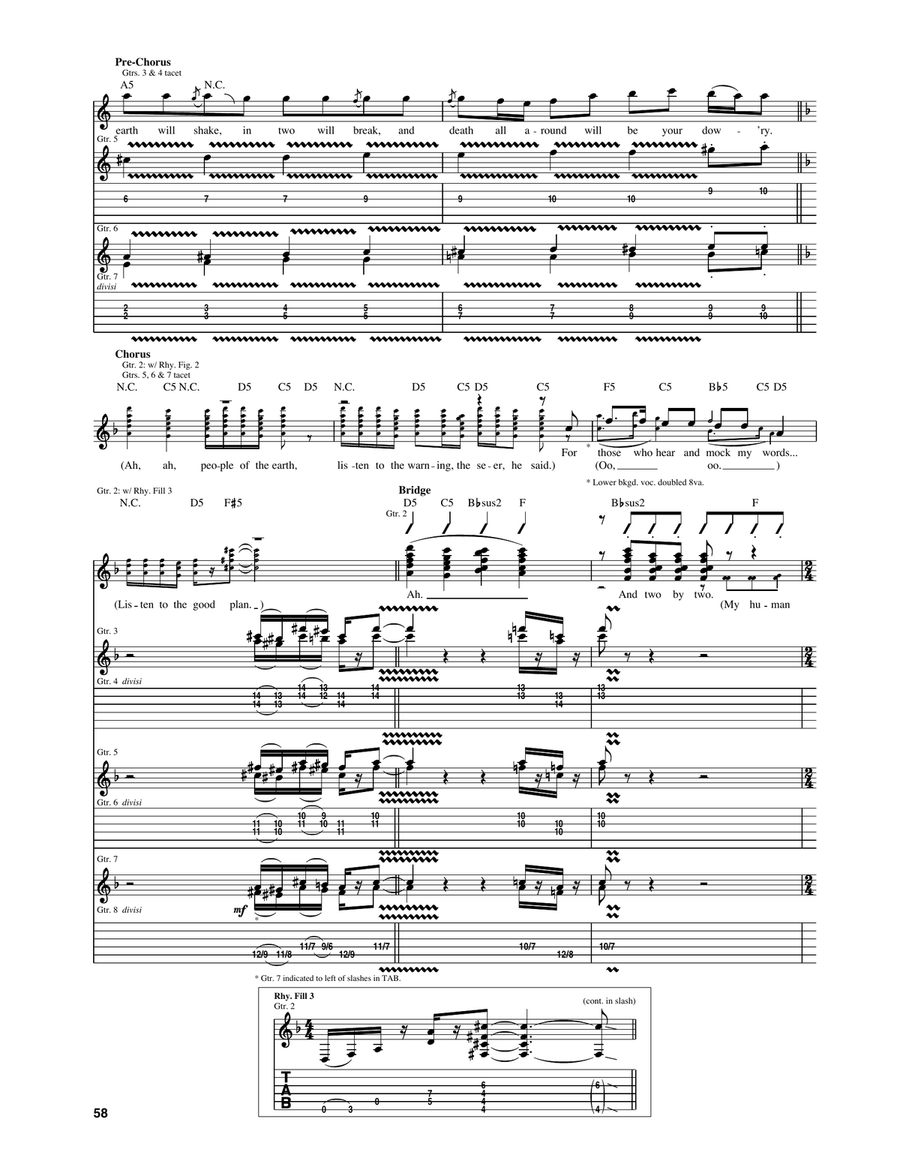 The Prophet's Song The Prophet's Song Acoustic Guitar scores gallery preview page 6