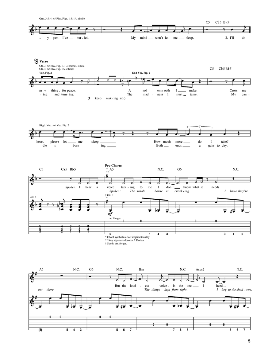 Insomnia Insomnia Acoustic Guitar scores gallery preview page 2
